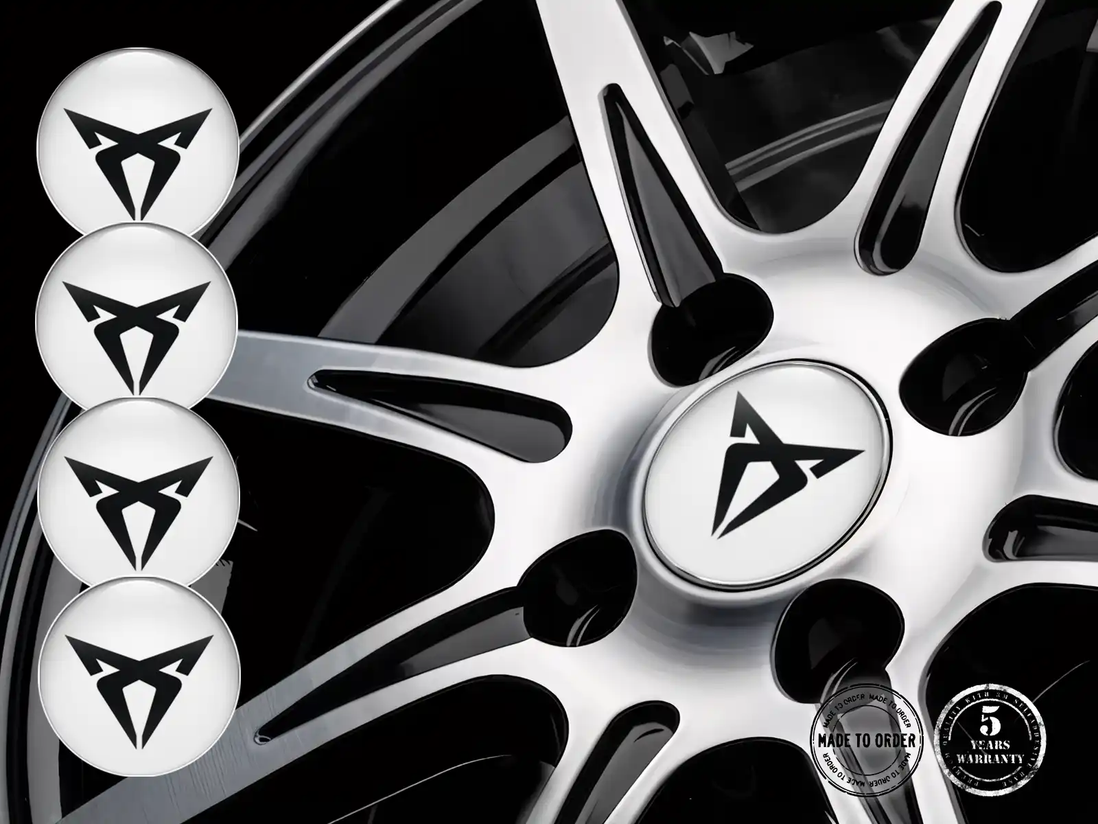 Seat Cupra Silikonaufkleber Edition Individuelle Radlabels